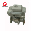 SS304 flange tipo DN80 3 polegadas 220v Válvula de esfera automática elétrica de 2 vias